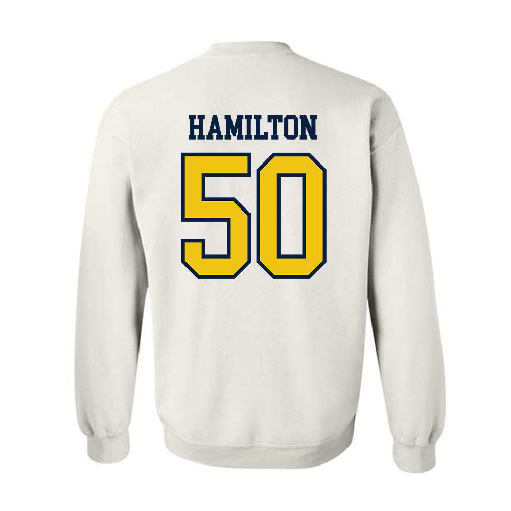 Michigan - NCAA Football : Luke Hamilton - Classic Shersey Crewneck Sweatshirt-1