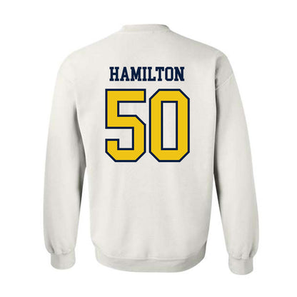 Michigan - NCAA Football : Luke Hamilton - Classic Shersey Crewneck Sweatshirt-1