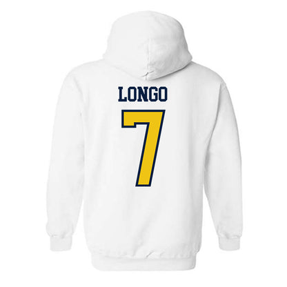 Michigan - NCAA Baseball : Joe Longo - Classic Shersey Hooded Sweatshirt-1