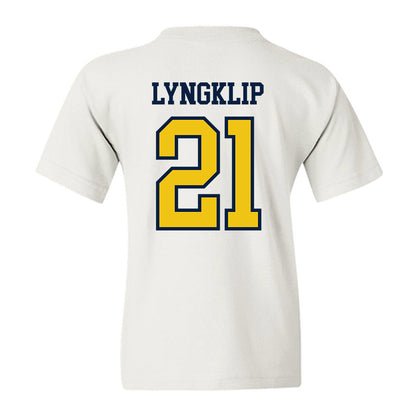 Michigan - NCAA Men's Lacrosse : Ryan Lyngklip - Classic Shersey Youth T-Shirt-1