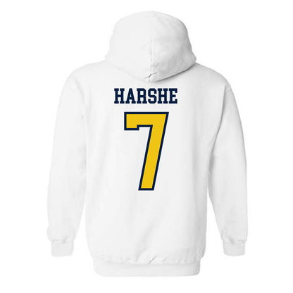 Michigan - NCAA Women's Soccer : Beanie Harshe - Classic Shersey Hooded Sweatshirt-1