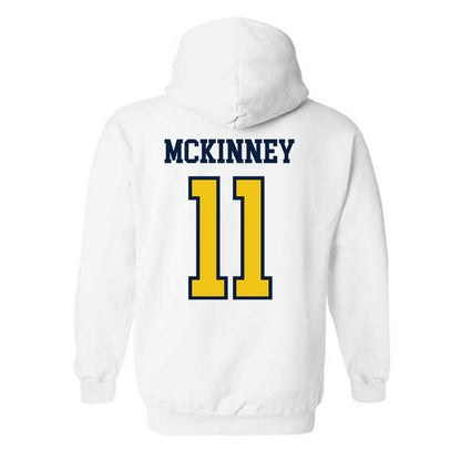 Michigan - NCAA Men's Ice Hockey : Cole McKinney - Classic Shersey Hooded Sweatshirt-1