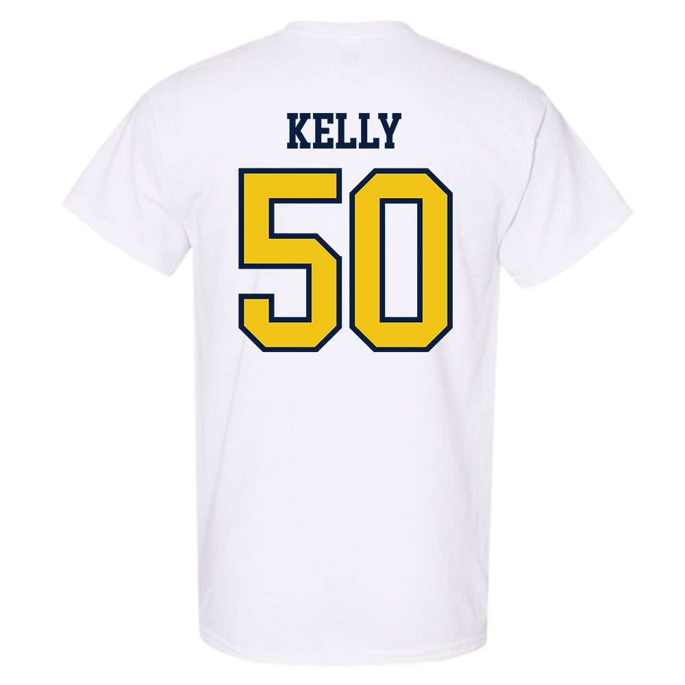 Michigan - NCAA Men's Lacrosse : Michael Kelly - Classic Shersey T-Shirt-1