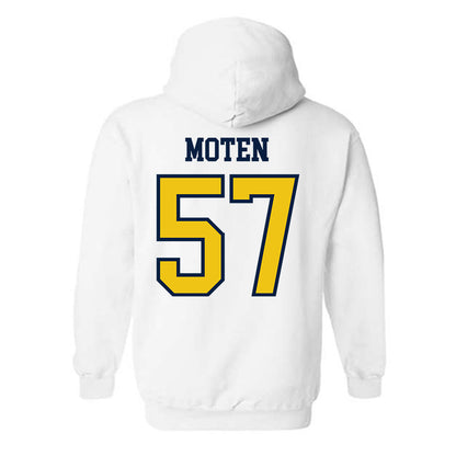Michigan - NCAA Football : Travis Moten - Classic Shersey Hooded Sweatshirt-1