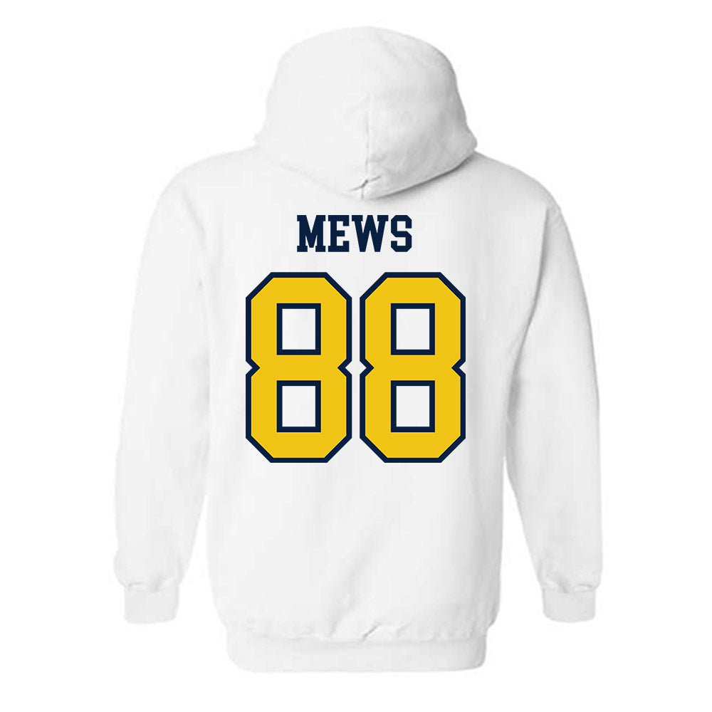 Michigan - NCAA Men's Ice Hockey : Henry Mews - Classic Shersey Hooded Sweatshirt-1