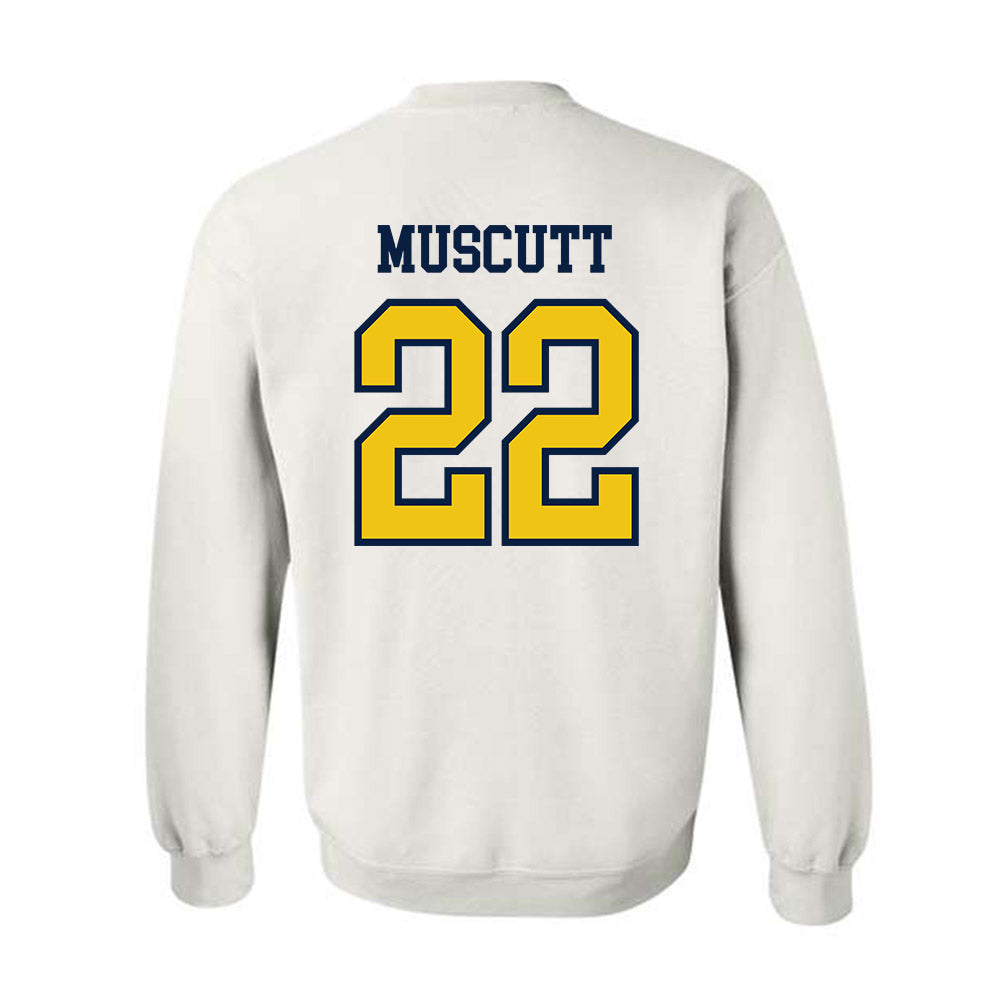 Michigan - NCAA Men's Ice Hockey : Kason Muscutt - Classic Shersey Crewneck Sweatshirt-1