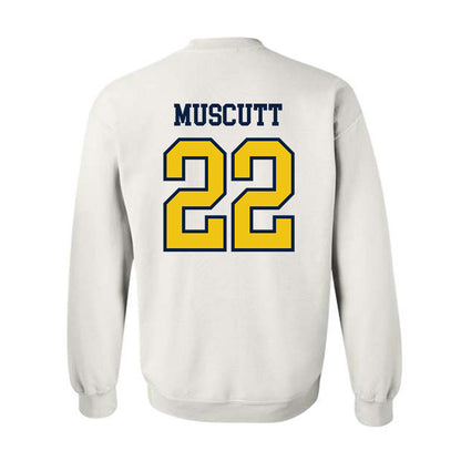 Michigan - NCAA Men's Ice Hockey : Kason Muscutt - Classic Shersey Crewneck Sweatshirt-1