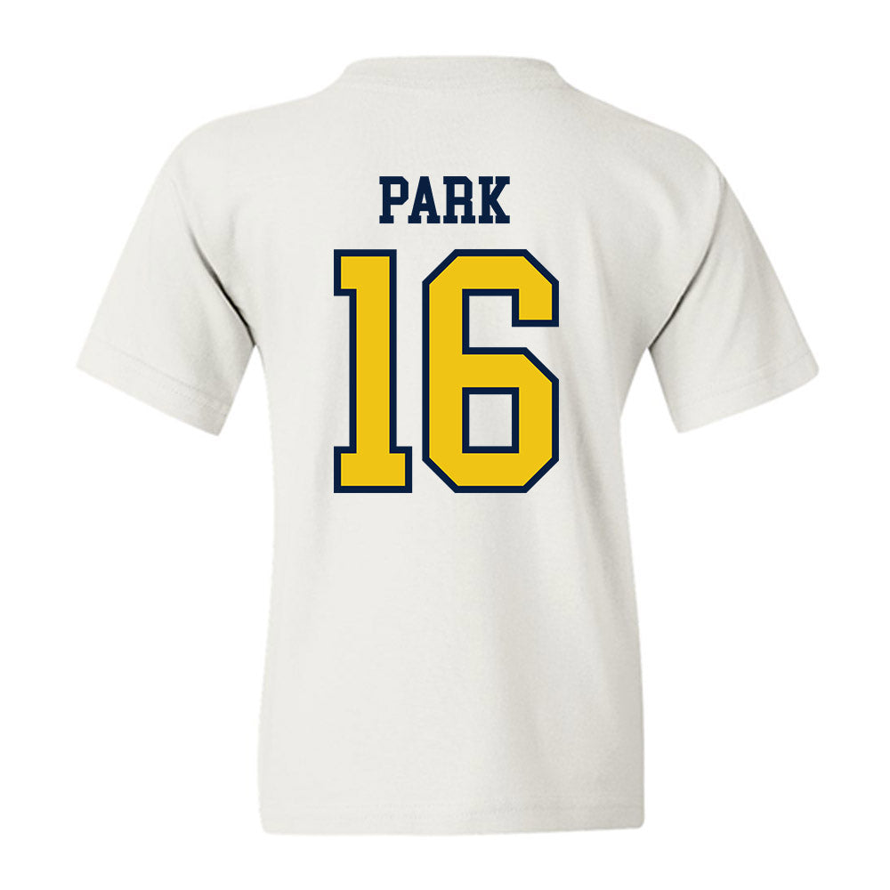 Michigan - NCAA Men's Ice Hockey : Aidan Park - Classic Shersey Youth T-Shirt-1