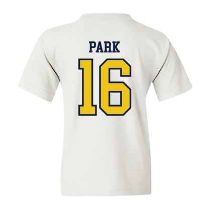 Michigan - NCAA Men's Ice Hockey : Aidan Park - Classic Shersey Youth T-Shirt-1