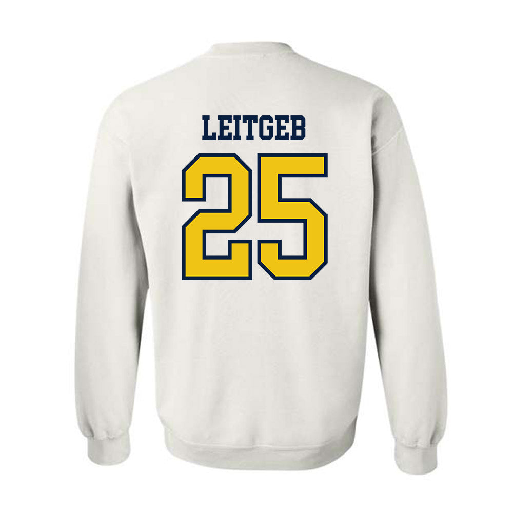 Michigan - NCAA Baseball : Brock leitgeb - Classic Shersey Crewneck Sweatshirt-1