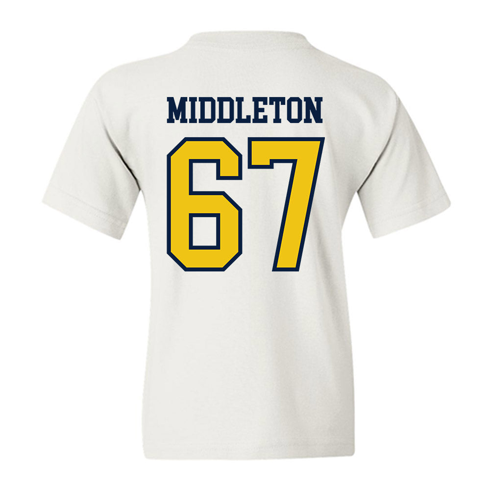 Michigan - NCAA Football : Trent Middleton - Classic Shersey Youth T-Shirt-1