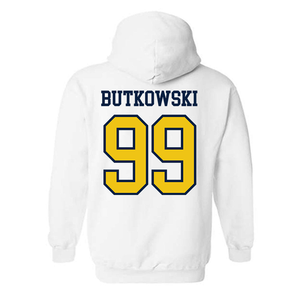 Michigan - NCAA Football : Trey Butkowski - Classic Shersey Hooded Sweatshirt-1