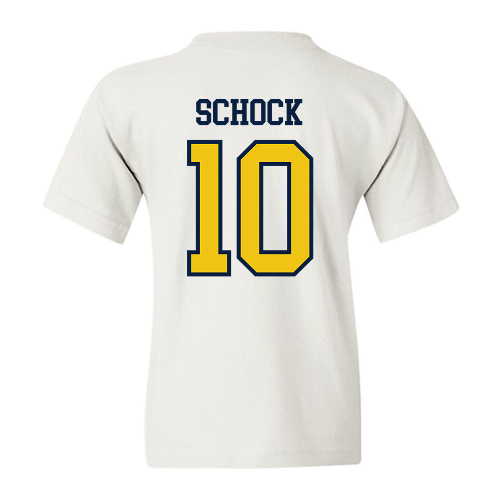 Michigan - NCAA Men's Ice Hockey : Drew Schock - Classic Shersey Youth T-Shirt-1