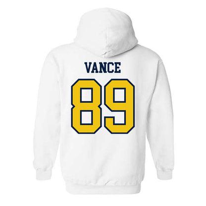 Michigan - NCAA Men's Lacrosse : Mason Vance - Classic Shersey Hooded Sweatshirt-1