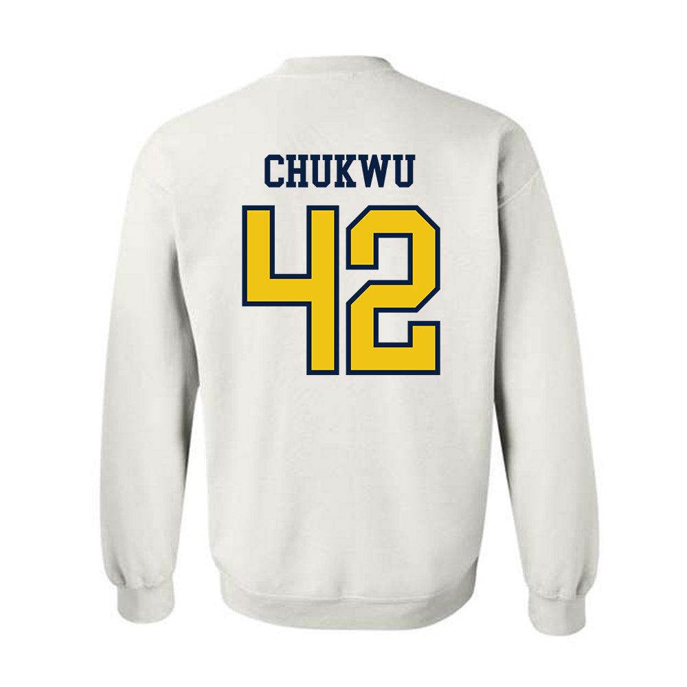 Michigan - NCAA Football : Jeffrey Chukwu - Classic Shersey Crewneck Sweatshirt-1