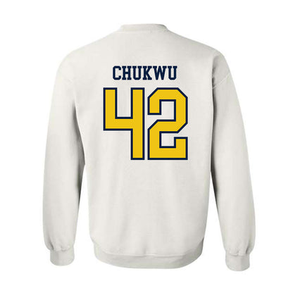 Michigan - NCAA Football : Jeffrey Chukwu - Classic Shersey Crewneck Sweatshirt-1