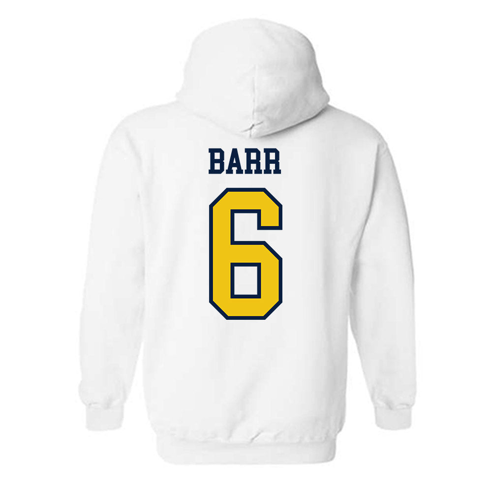 Michigan - NCAA Baseball : Kurt Barr - Classic Shersey Hooded Sweatshirt-1