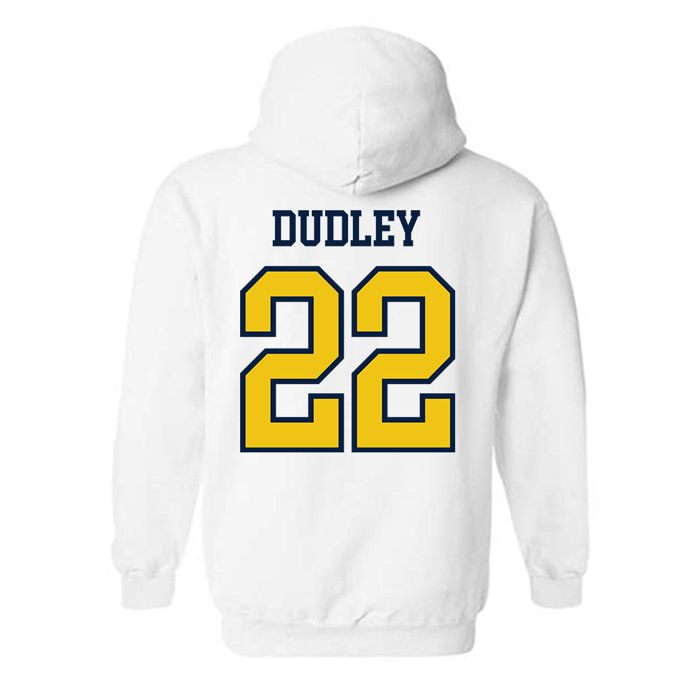 Michigan - NCAA Women's Basketball : Kendall Dudley - Classic Shersey Hooded Sweatshirt-1