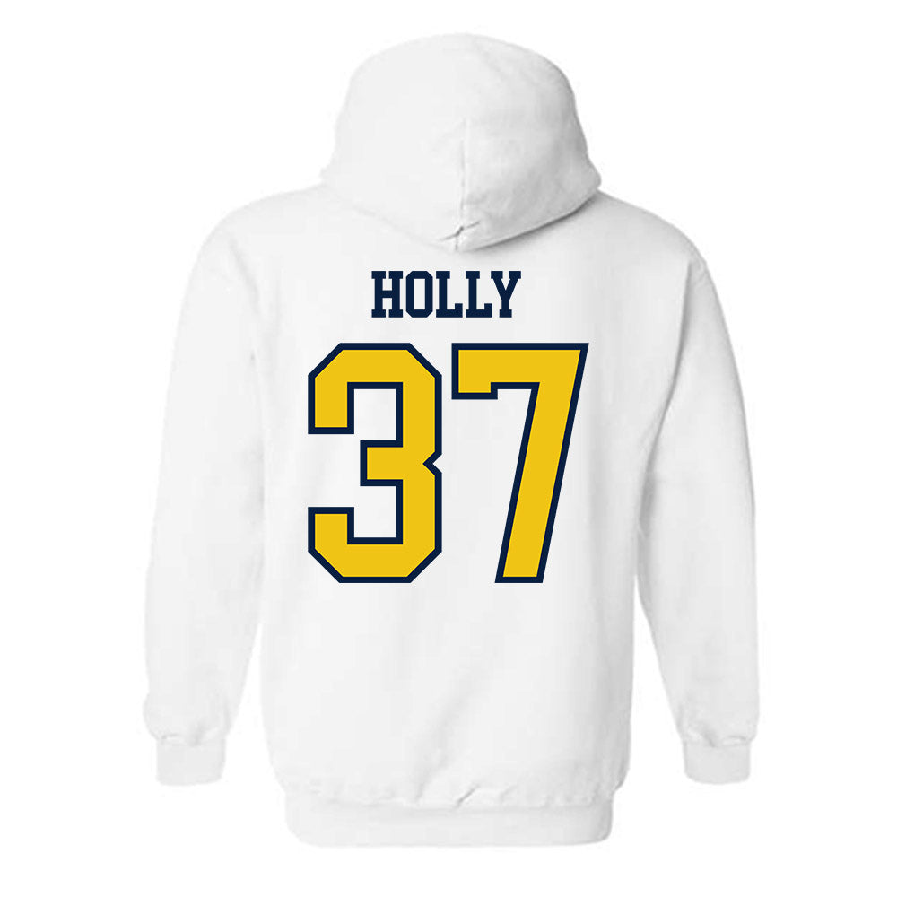 Michigan - NCAA Football : Julius Holly - Classic Shersey Hooded Sweatshirt-1