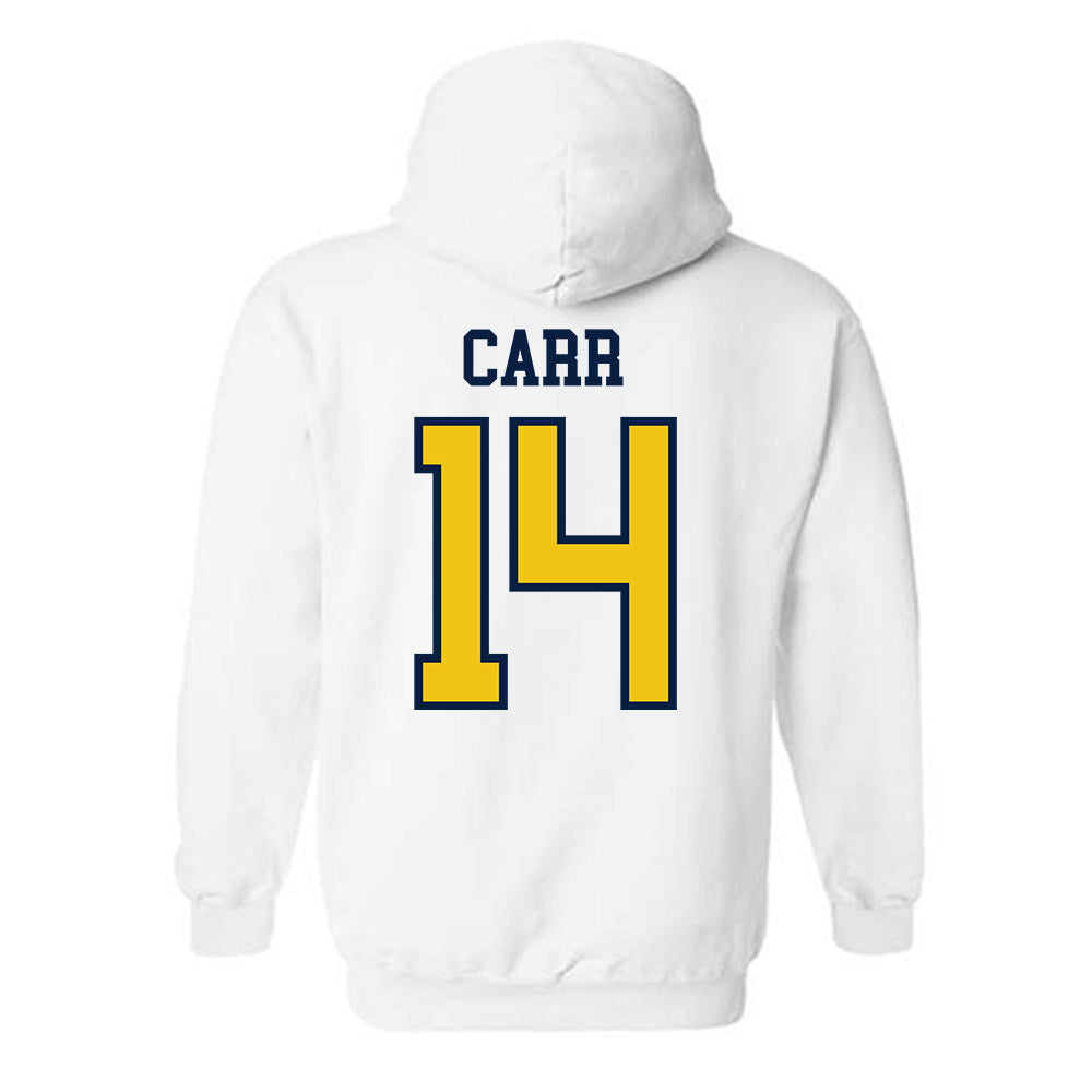 Michigan - NCAA Football : Tommy Carr - Classic Shersey Hooded Sweatshirt-1