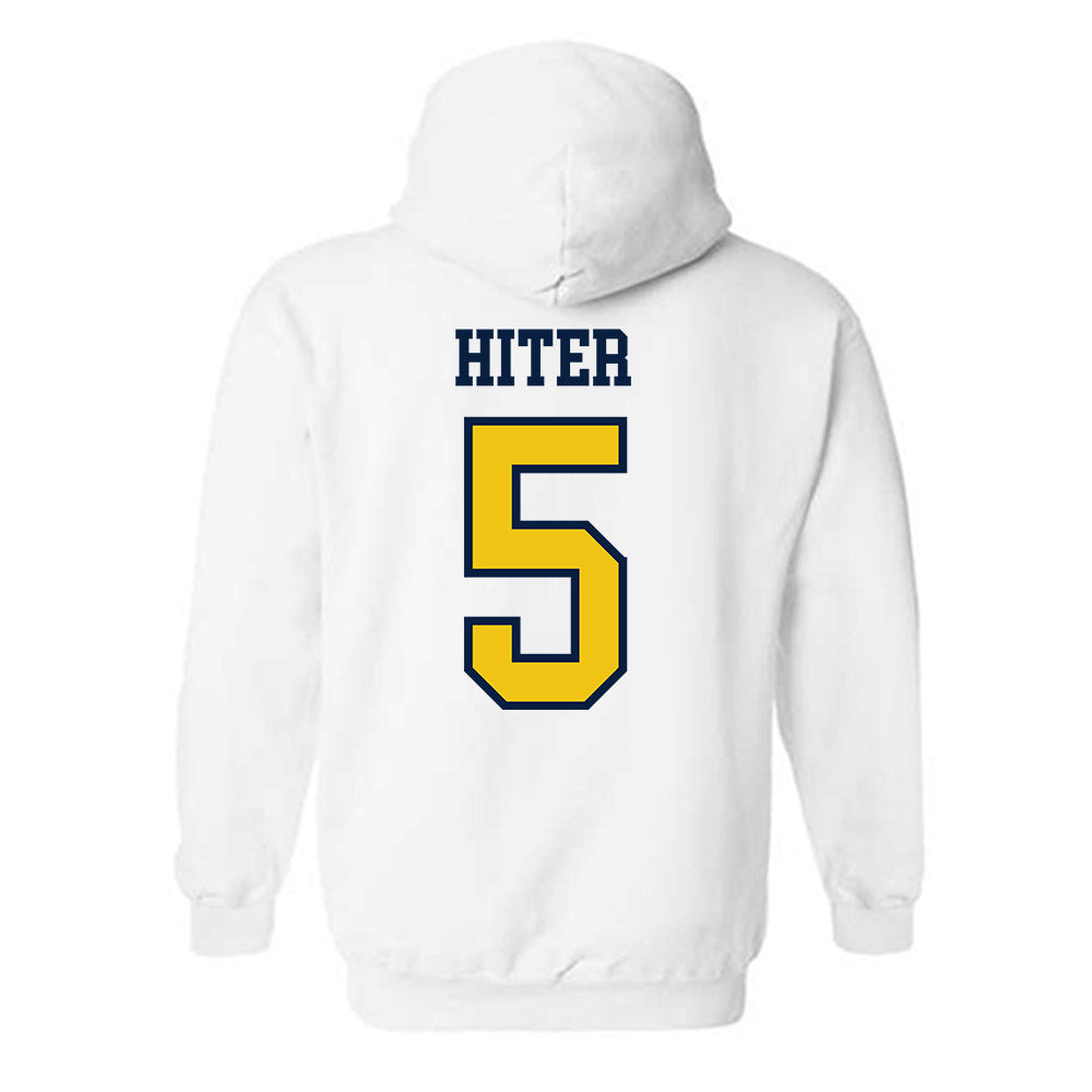 Michigan - NCAA Football : Savion Hiter - Classic Shersey Hooded Sweatshirt-1