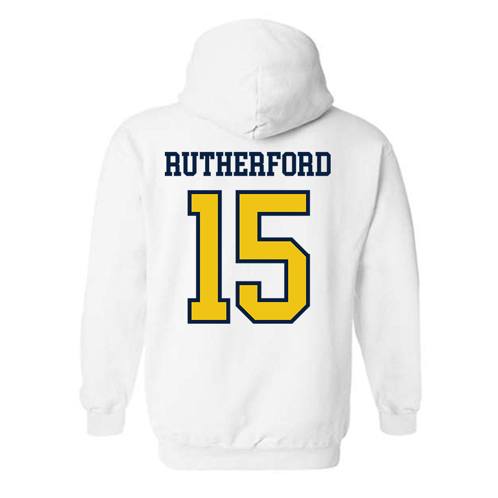 Michigan - NCAA Women's Lacrosse : Maya Rutherford - Classic Shersey Hooded Sweatshirt-1