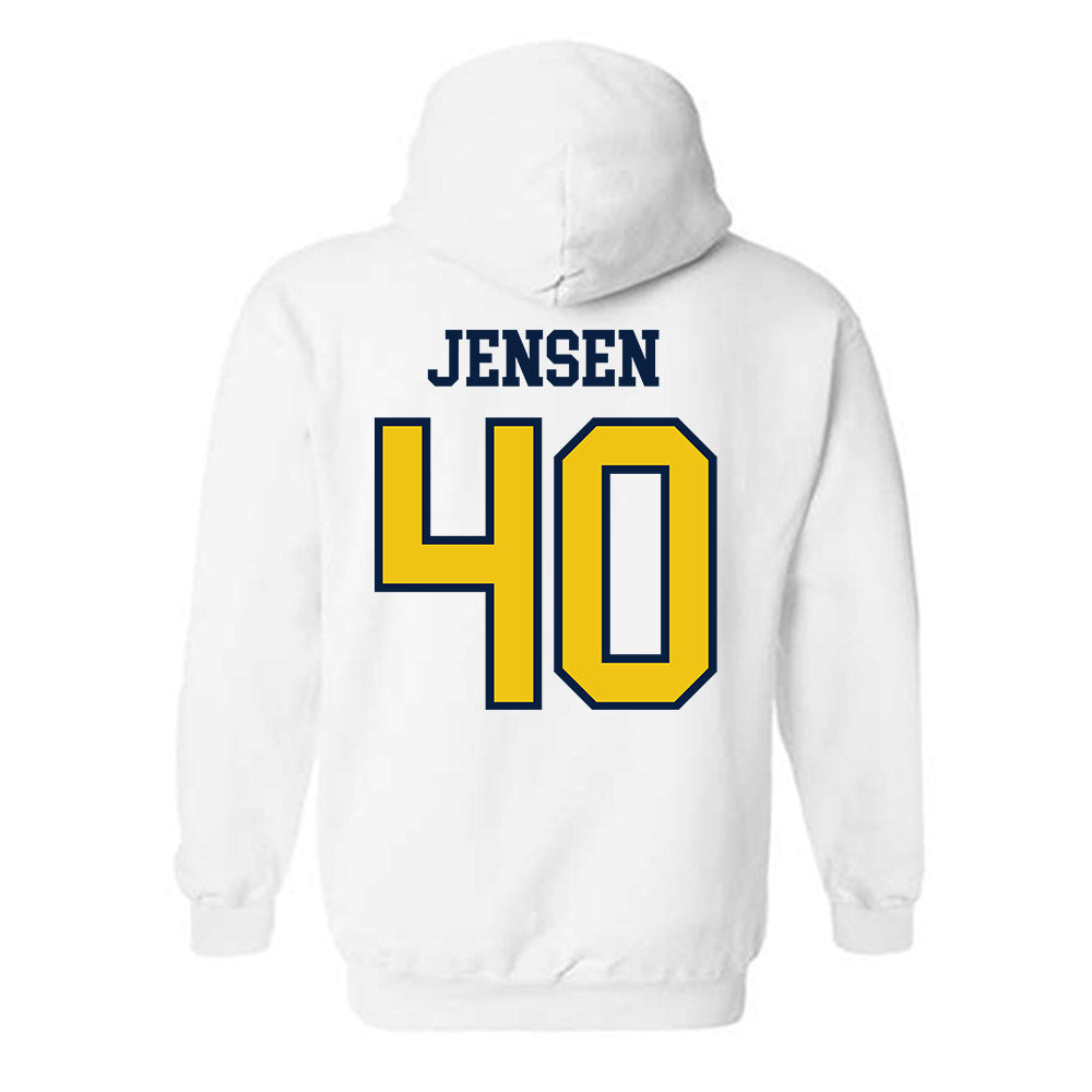 Michigan - NCAA Women's Lacrosse : Madeline Jensen - Classic Shersey Hooded Sweatshirt-1