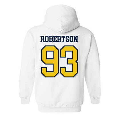 Michigan - NCAA Football : Hunter Robertson - Classic Shersey Hooded Sweatshirt-1
