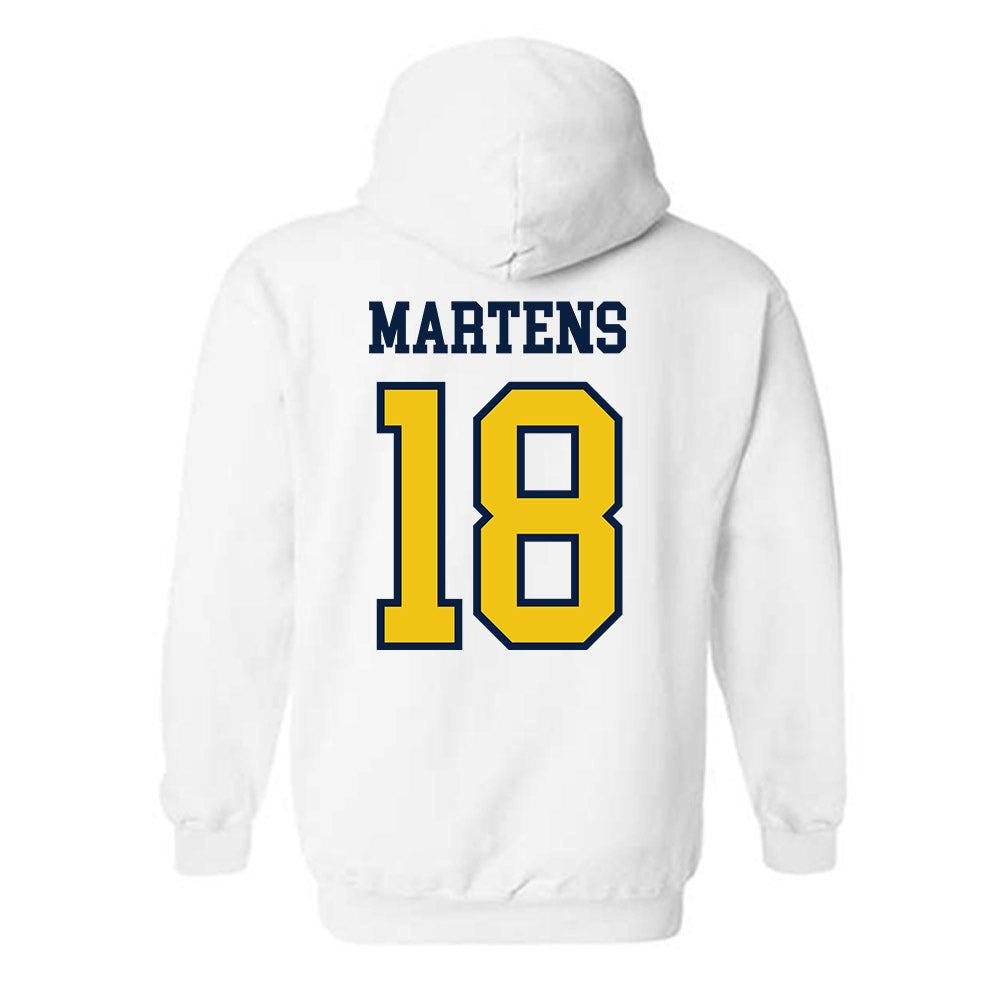 Michigan - NCAA Men's Soccer : Zachary Martens - Classic Shersey Hooded Sweatshirt-1
