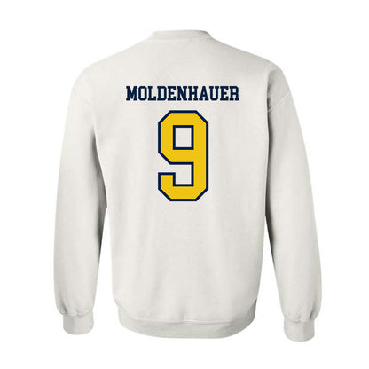 Michigan - NCAA Men's Ice Hockey : Nick Moldenhauer - Classic Shersey Crewneck Sweatshirt-1