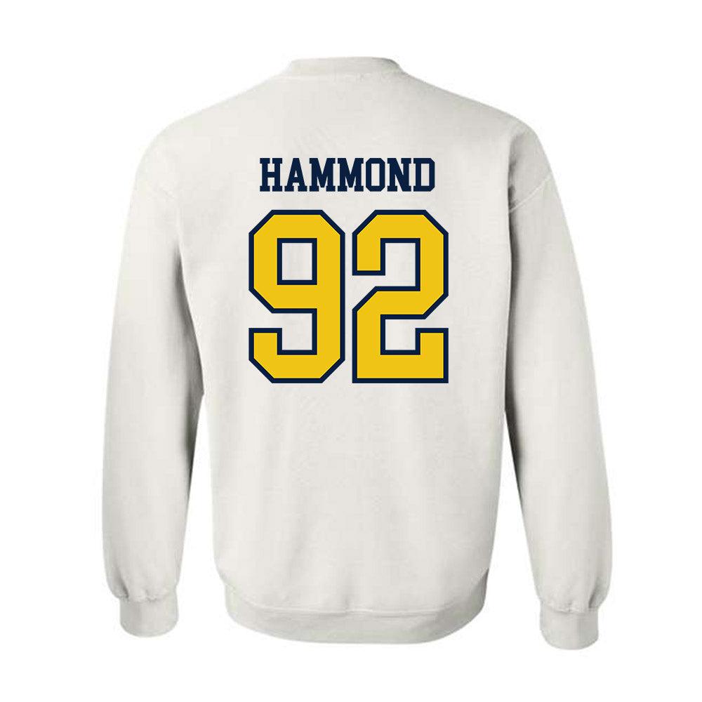 Michigan - NCAA Football : Ted Hammond - Classic Shersey Crewneck Sweatshirt-1