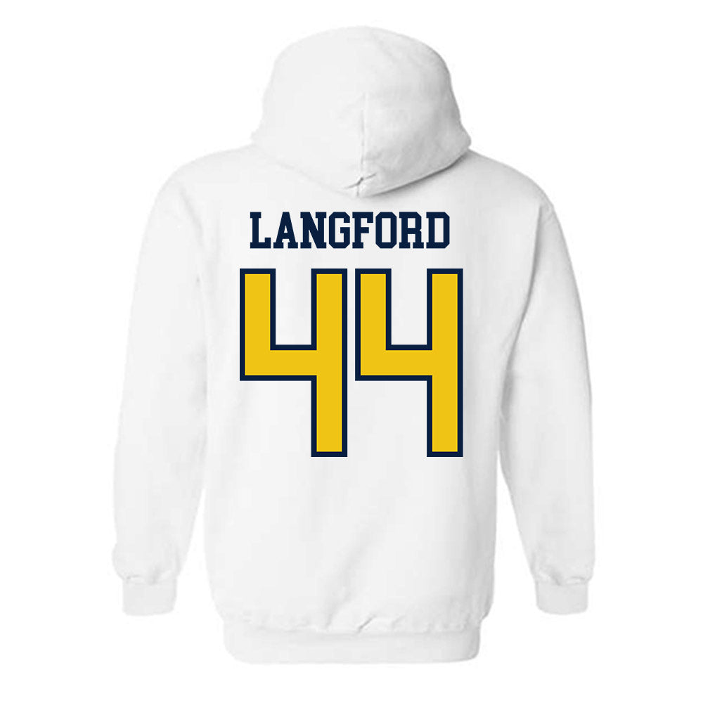 Michigan - NCAA Softball : Indiana Langford - Classic Shersey Hooded Sweatshirt-1