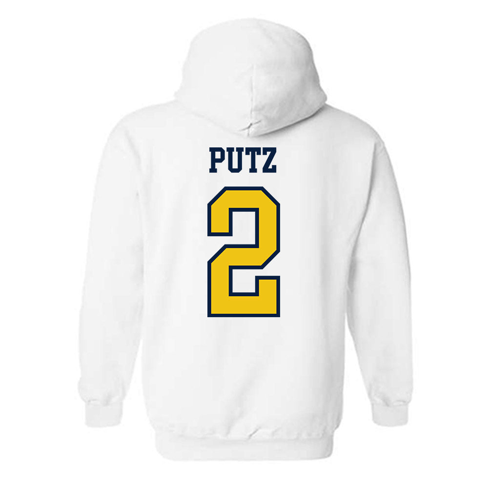 Michigan - NCAA Softball : Lauren Putz - Classic Shersey Hooded Sweatshirt-1