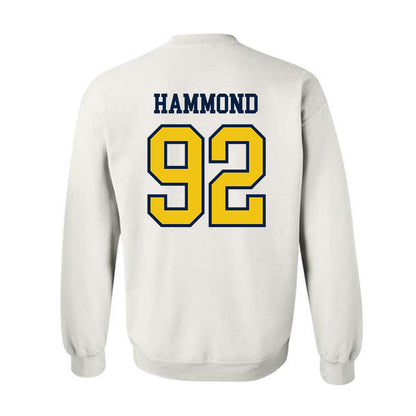 Michigan - NCAA Football : Ted Hammond - Classic Shersey Crewneck Sweatshirt-1