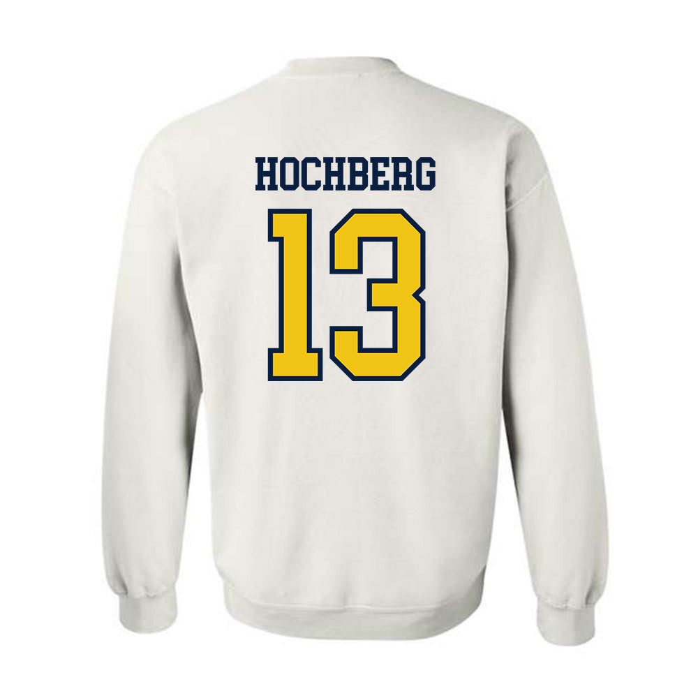 Michigan - NCAA Men's Basketball : Harrison Hochberg - Classic Shersey Crewneck Sweatshirt-1