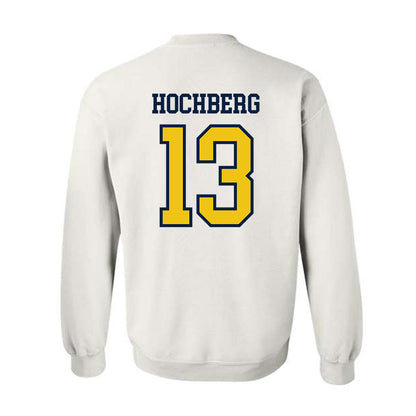 Michigan - NCAA Men's Basketball : Harrison Hochberg - Classic Shersey Crewneck Sweatshirt-1