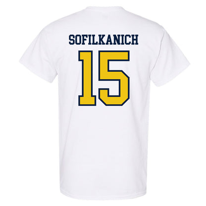 Michigan - NCAA Women's Basketball : Ashley Sofilkanich - Classic Shersey T-Shirt-1