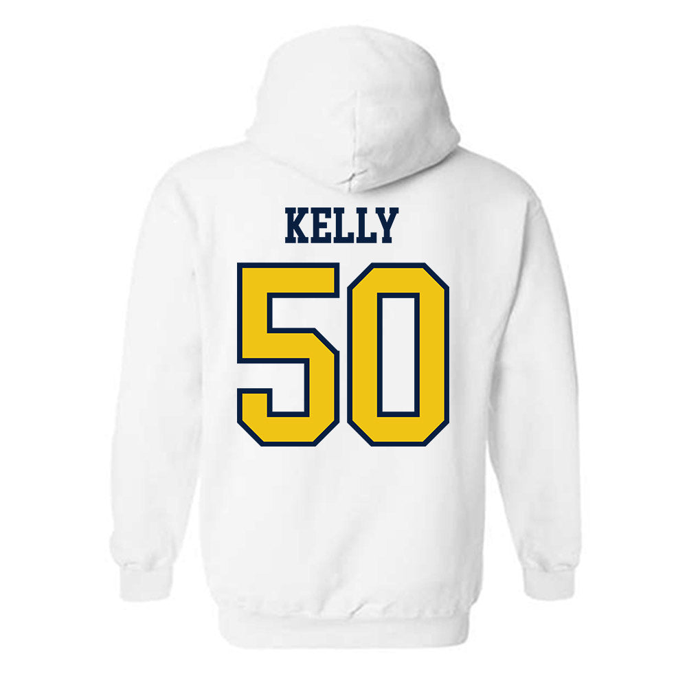 Michigan - NCAA Men's Lacrosse : Michael Kelly - Classic Shersey Hooded Sweatshirt-1