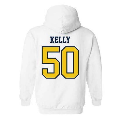 Michigan - NCAA Men's Lacrosse : Michael Kelly - Classic Shersey Hooded Sweatshirt-1