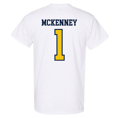 Michigan - NCAA Men's Basketball : Trey McKenney - Classic Shersey T-Shirt-1