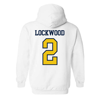 Michigan - NCAA Men's Lacrosse : Bo Lockwood - Classic Shersey Hooded Sweatshirt-1