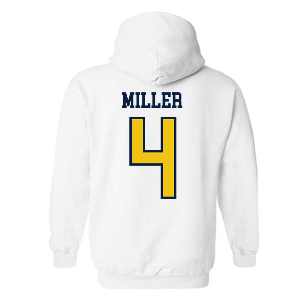 Michigan - NCAA Men's Soccer : Nolan Miller - Classic Shersey Hooded Sweatshirt-1
