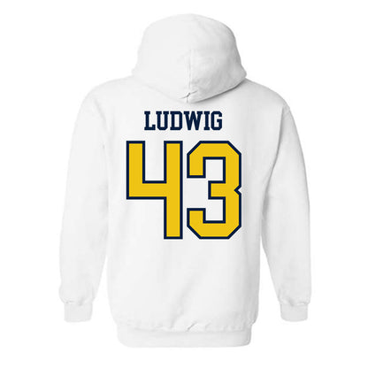Michigan - NCAA Football : Zach Ludwig - Classic Shersey Hooded Sweatshirt-1