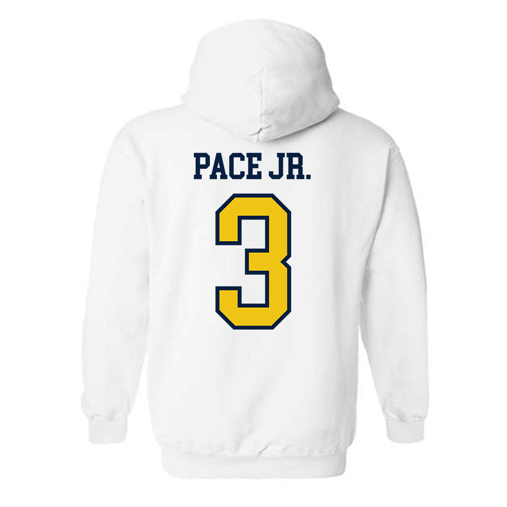 Michigan - NCAA Baseball : Greg Pace Jr. - Classic Shersey Hooded Sweatshirt-1
