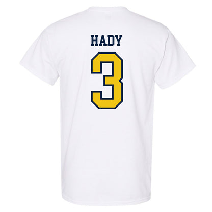 Michigan - NCAA Men's Ice Hockey : Hunter Hady - Classic Shersey T-Shirt-1