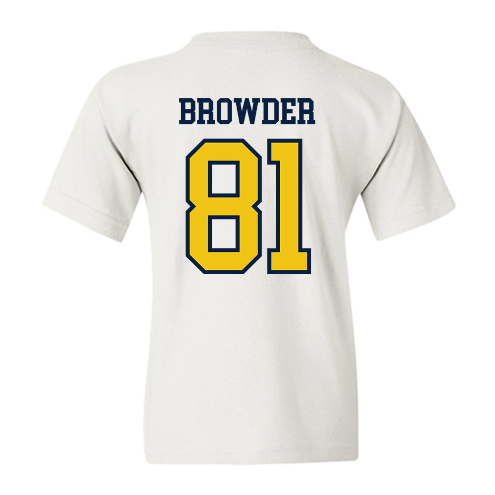 Michigan - NCAA Football : Jamar Browder - Classic Shersey Youth T-Shirt-1
