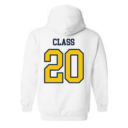Michigan - NCAA Women's Lacrosse : Ava Class - Classic Shersey Hooded Sweatshirt-1