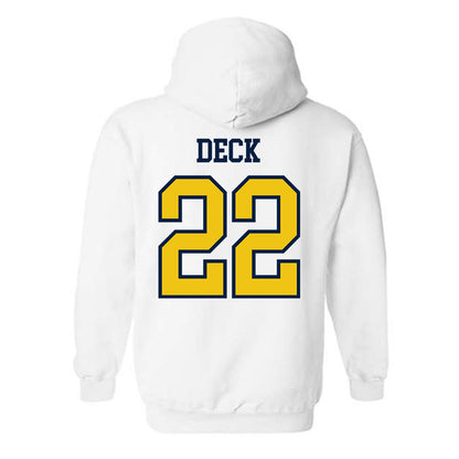 Michigan - NCAA Football : Jordan Deck - Classic Shersey Hooded Sweatshirt-1