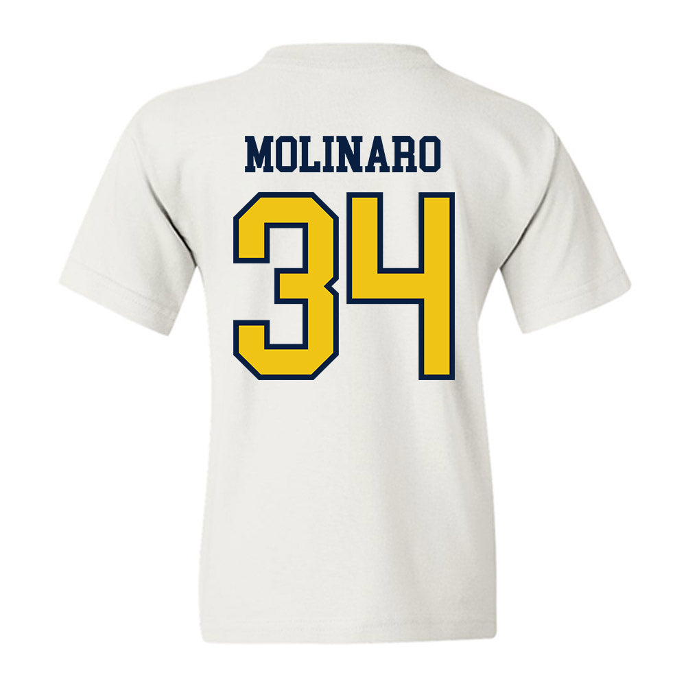 Michigan - NCAA Men's Ice Hockey : Julian Molinaro - Classic Shersey Youth T-Shirt-1