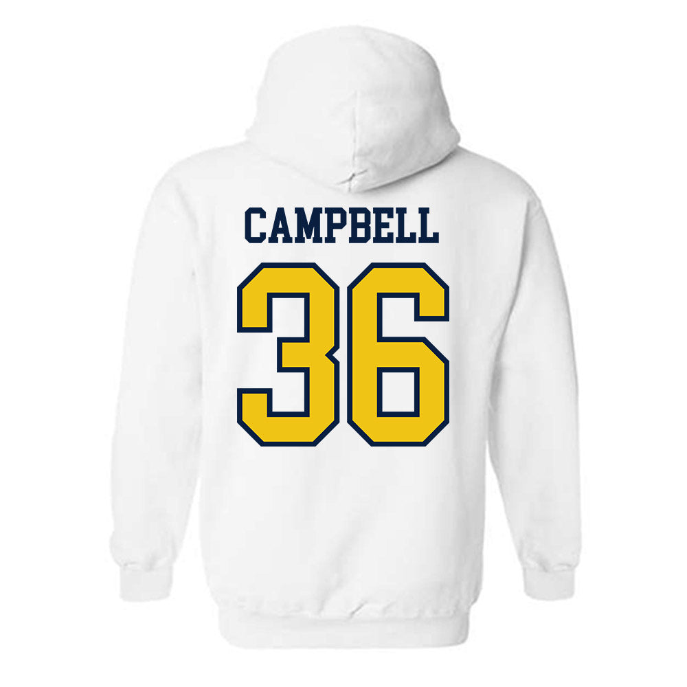 Michigan - NCAA Baseball : Josh Campbell - Classic Shersey Hooded Sweatshirt-1